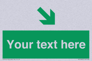 Custom Safe condition: Green Down right arrow